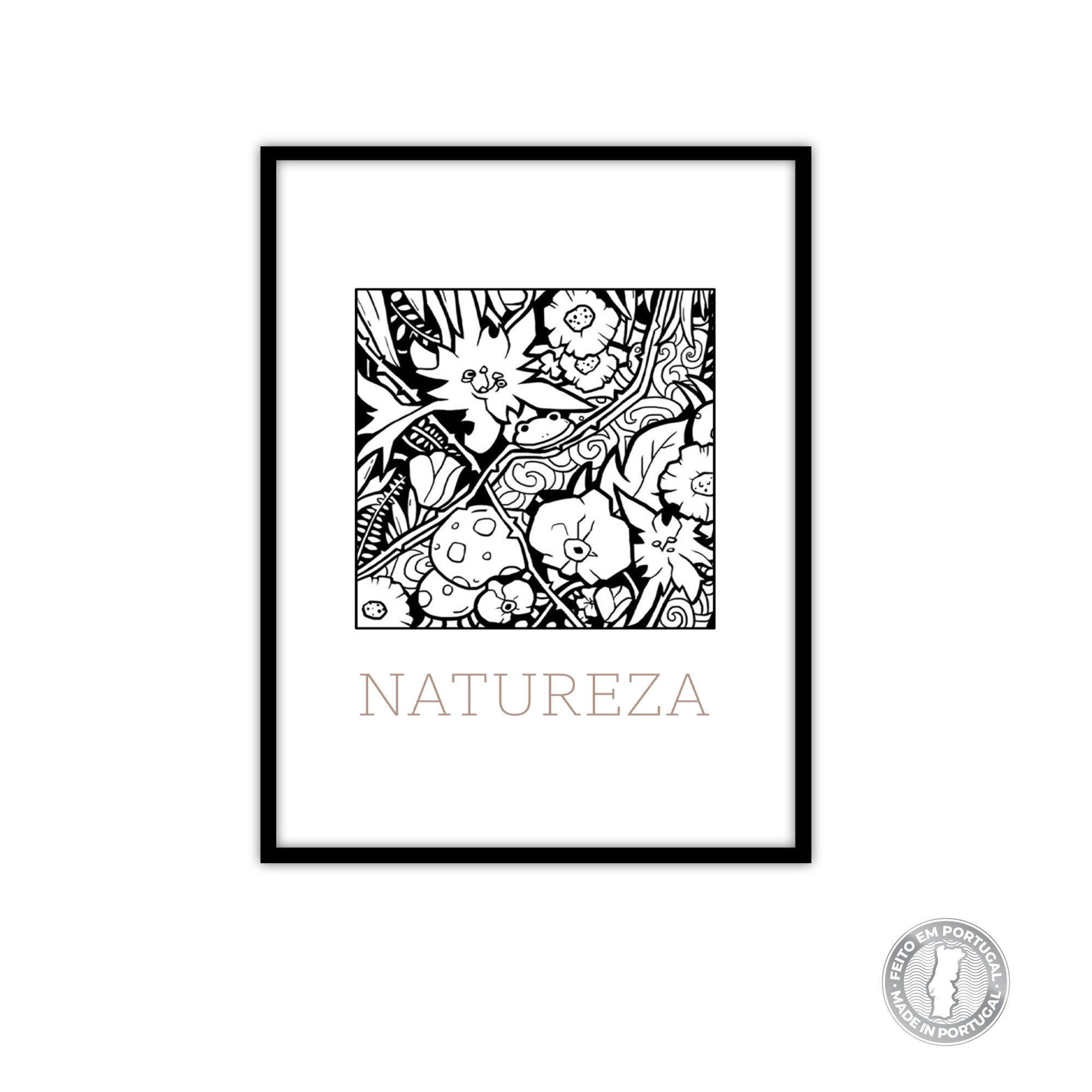 NATUREZA Floral Line Art #Blossoms-001